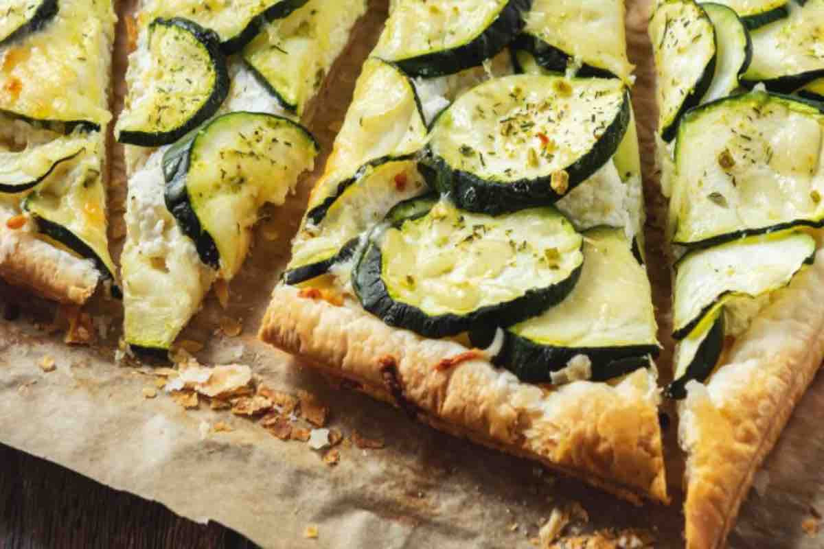 Focaccia di zucchine