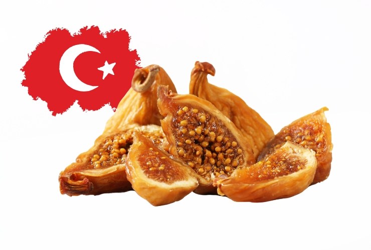 Fichi e bandiera Turchia