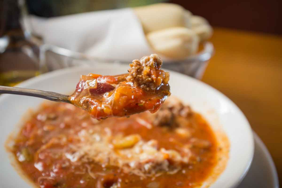 Ho voluto dare un tocco in più alla classica pasta e fagioli un solo ingrediente e ha cambiato