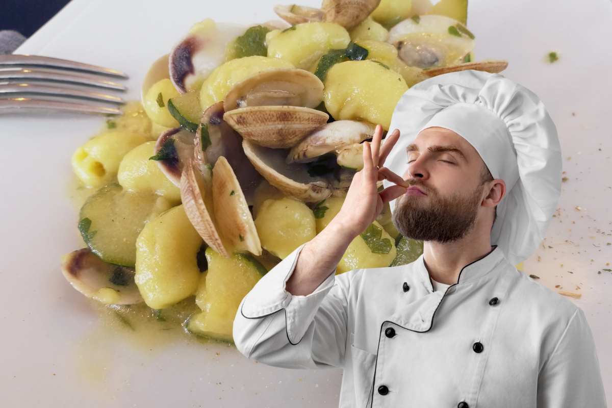 gnocchi con le vongole chef