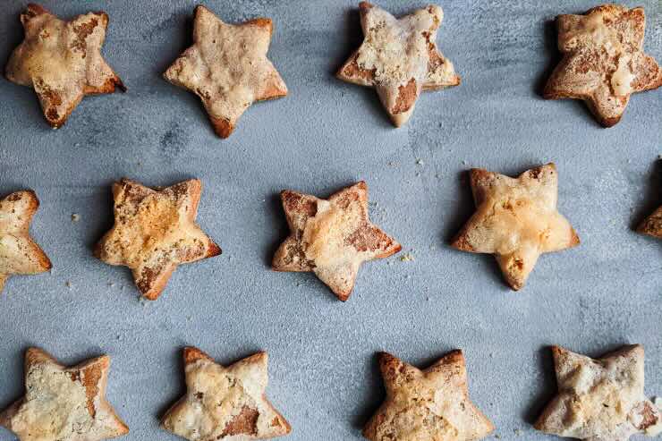 stelle di pasta sfoglia